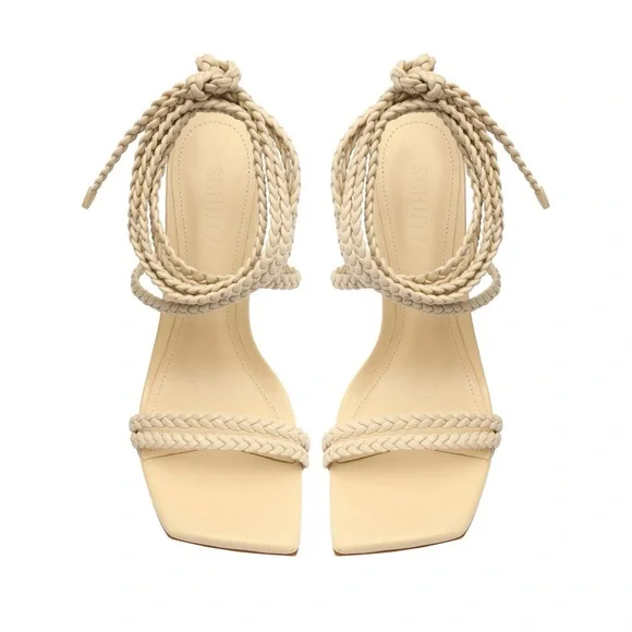 Schutz “Jada” braided heeled sandals - Picture 2 of 4